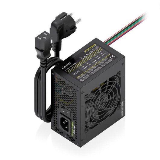 Fuente de Alimentación AISENS ASPC-500SFX-PSEBK 500W Certificazione CE RoHS silenziosa
