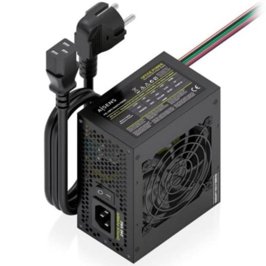 Fuente de Alimentación AISENS ASPC-500SFX-PSEBK 500W Certificazione CE RoHS silenziosa