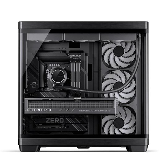 Boîtier PC Jonsbo TK-4 Wood Tour ATX Noir Acier Verre Aluminium Bois
