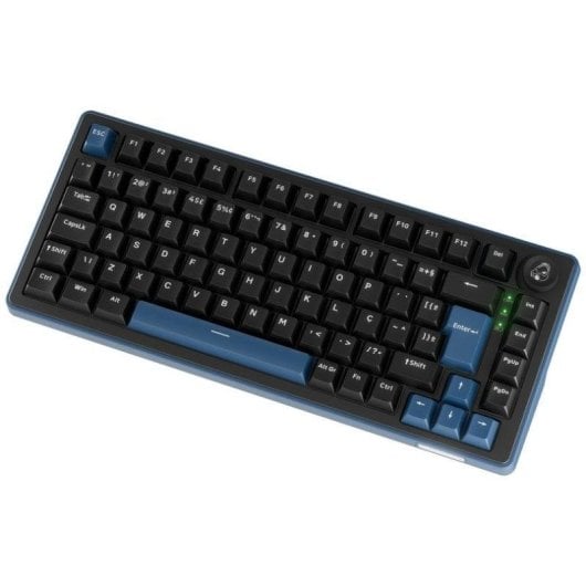 Teclado Ducky OK-M 75% Tri-Mode Hot-Swap RGB Táctil Português