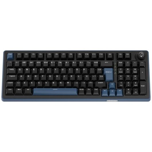 Teclado Ducky OK-M 98% Tri-Mode Hot-Swap RGB Táctil Português