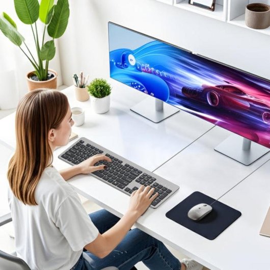 Teclado UNITEK SlimTap Ultra Light completo com switch de tesoura cinza