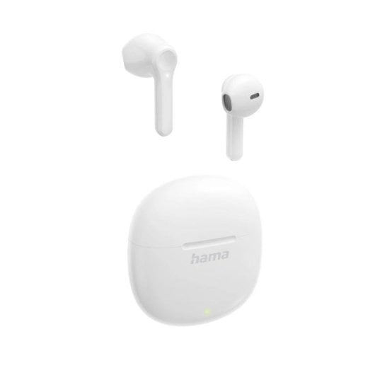 Auriculares Hama Action One sans fil Bluetooth TWS pour appels et musique blancs