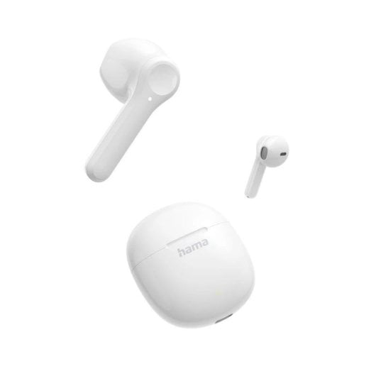 Auriculares Hama Action One sans fil Bluetooth TWS pour appels et musique blancs