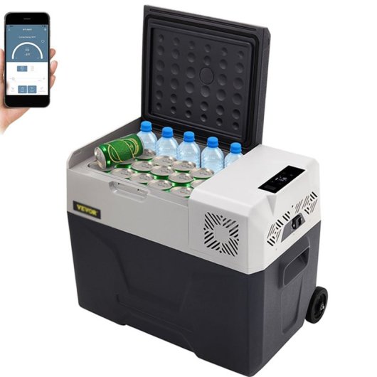 Frigorifero portatile compressore 50L 220V auto campeggio congelatore