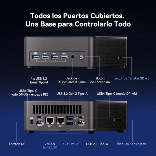 Mini PC GEEKOM IT13 Max Intel Core Ultra 9 185H 16GB 1TB SSD Windows 11 Pro Dual LAN