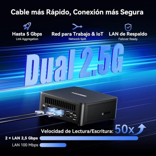 Mini PC GEEKOM IT13 Max Intel Core Ultra 9 185H 16GB 1TB SSD Windows 11 Pro Dual LAN