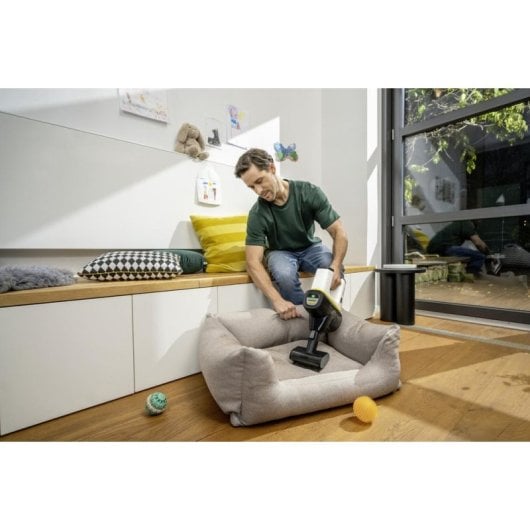 Akku Staubsauger Kärcher VC 6 Cordless OurFamily Pet 250W 50 Minuten Tierhaare Schwarz Gelb