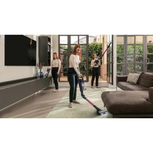 Akku Staubsauger Hoover HF1M10HX 011 200W 50 Minuten 0,7L Magenta Schwarz