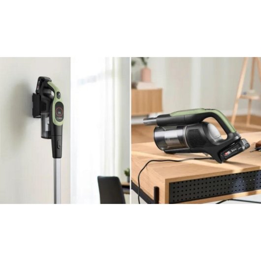 Aspirateur sans Fil Bosch BBS921TBA 18V 60 min Brosse Motorisée Vert 0,4L