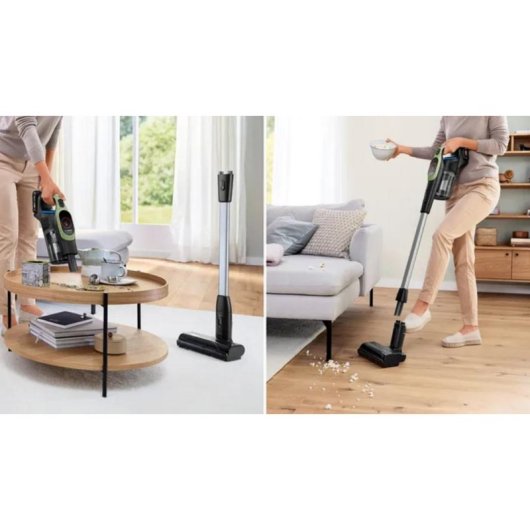 Aspirateur sans Fil Bosch BBS921TBA 18V 60 min Brosse Motorisée Vert 0,4L