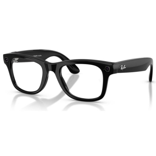 Meta Ray-Ban Meta Wayfarer Gen 2 Óculos Inteligentes Câmara Integrada Altifalantes IA Tradutor Preto Brilhante