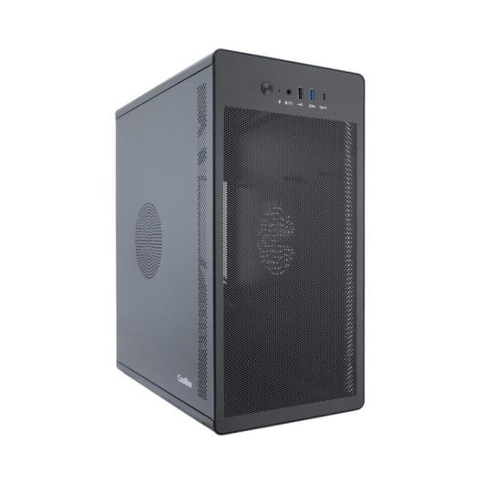 Caixa PC CoolBox M100 microATX Full Metal Mesh USB-C 3.2 Gen1 Preta