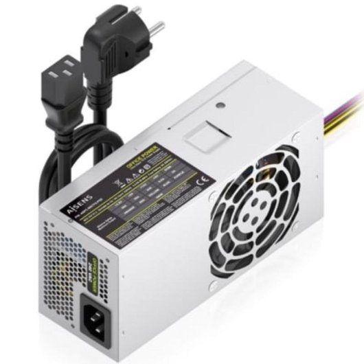 Fuente de Alimentación AISENS ASPC-500TFX-PSE 500W Certificazione CE RoHS silenziosa