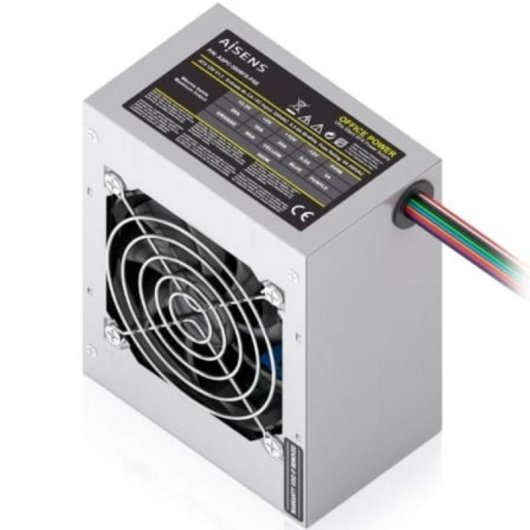 Fuente de Alimentación AISENS ASPC-500SFX-PSE 500W CE RoHS con pulsante accensione