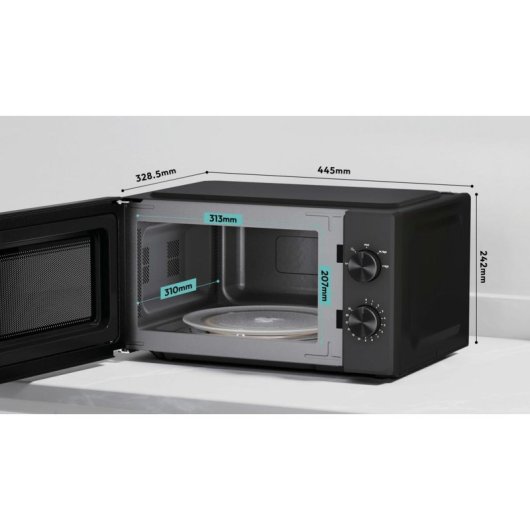 Microondes Candy CMW520SMB 20 L 700 W avec plateau tournant noir