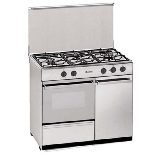 Cucina a gas Meireles 4 fuochi forno 55L acciaio inox