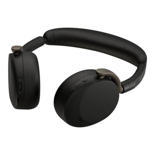 Jabra Evolve3 65 Flex kabellose Bluetooth Kopfhörer Schwarz mit Geräuschunterdrückung und faltbarem Design