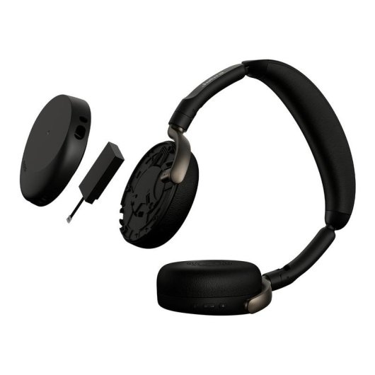Jabra Evolve3 65 Flex kabellose Bluetooth Kopfhörer Schwarz mit Geräuschunterdrückung und faltbarem Design