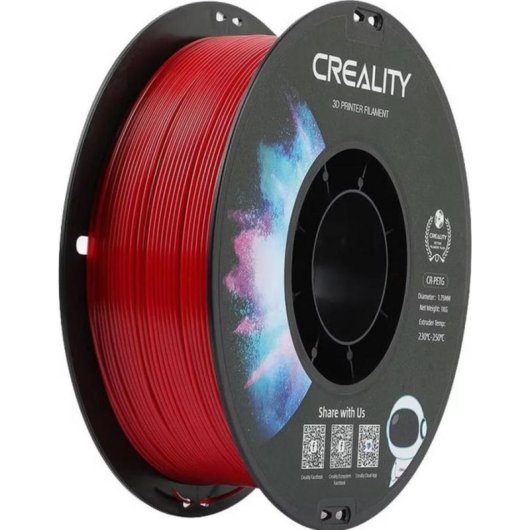 Filamento PETG Creality 69546717 Rojo 1,75 mm 1000 g Alta calidad