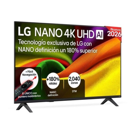 TV LG NanoCell 43NU900B6LA 43" 4K UltraHD 60Hz Smart TV WebOS HDR10 Pro Antirreflejos