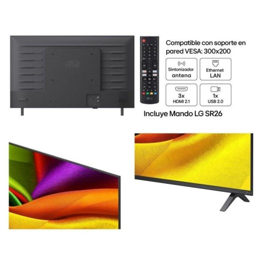 TV LG NanoCell 43NU850B6LA 43" 4K UltraHD 60Hz Smart TV WebOS HDR10 Pro Antiriflesso