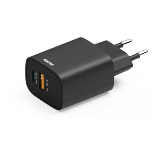 Chargeur Hama 00201960 USB-C 30W Power Delivery Quick Charge 2.0 Noir