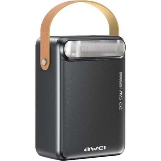 Bateria Externa Awei P102K 80000mAh 22.5W USB-C USB-A LED
