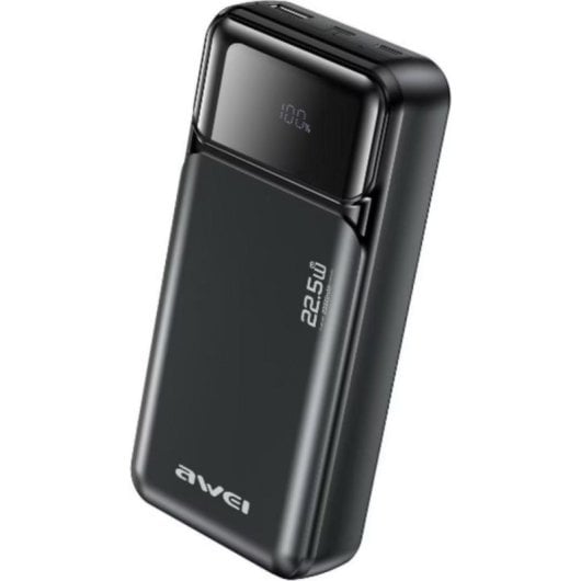 Bateria Externa Awei PA-92 20000 mAh Carga Rápida 22.5W Preta