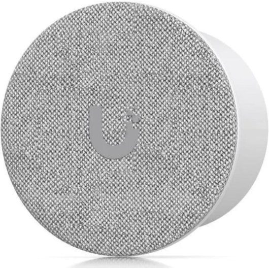 Módulo áudio Ubiquiti UVC-AI-Theta interior cinzento com cabo USB-C