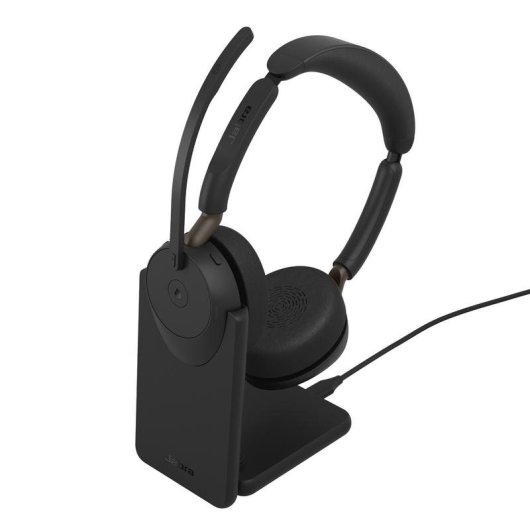 Auriculares Jabra Evolve3 65 sans fil Bluetooth avec réduction de bruit Bureau Noir
