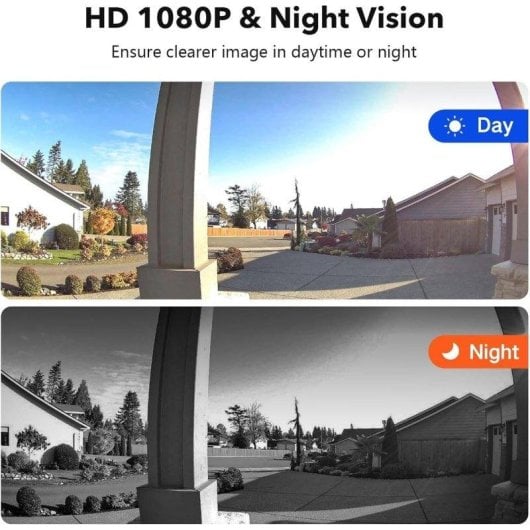 Interphone vidéo OVO Écran 4,3” HD 160° Audio bidirectionnel Vision nocturne