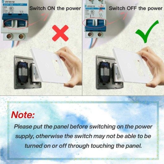Interruptor inteligente OVO Wi-Fi con enchufe UE 16 A y control por voz Alexa Google
