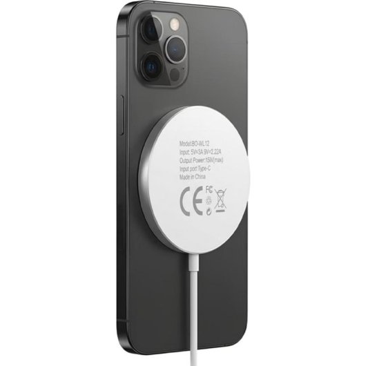 Kabelloser Ladegerät Mayaxess MagSafe 15W Weiß