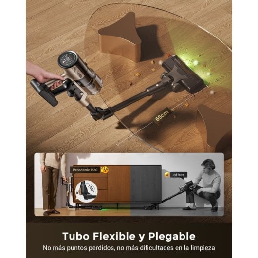 Aspirador sem Fio Proscenic PU20 680W 87KPa 70 min Anti-emaranhamento