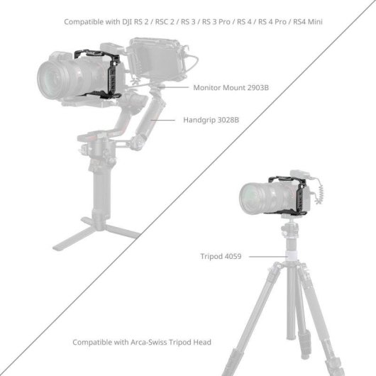 Kamera Cage Smallrig 3065 für Sony Alpha 7S III leicht und robust