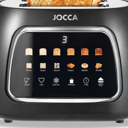Tostapane Jocca 2 Fette 800W Display LCD