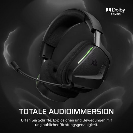 Casque Corsair VOID v2 MAX sans fil Bluetooth Gaming Dolby Atmos carbone