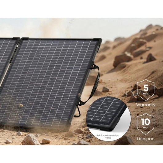 Solarpanel Anker SOLIX PS100 100W Faltbar Tragbar Bifazial IP68