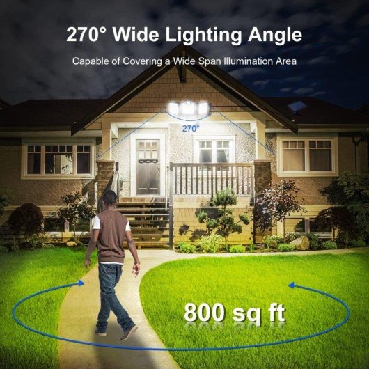 Lampe Solaire LED OVO 198 LEDs Capteur de Mouvement 3 Modes 6000K