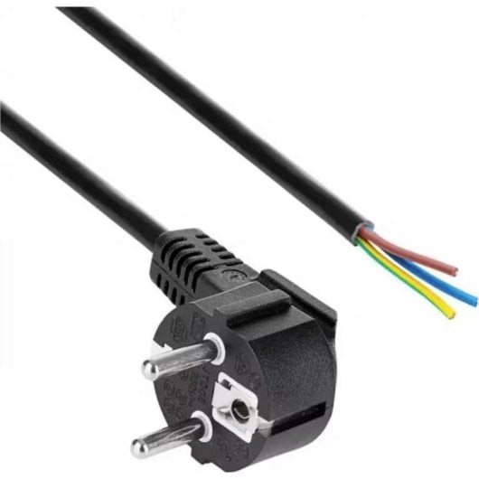 Netzkabel Akyga AK-OT-01S 1,5 m CEE 7/7 Schwarz