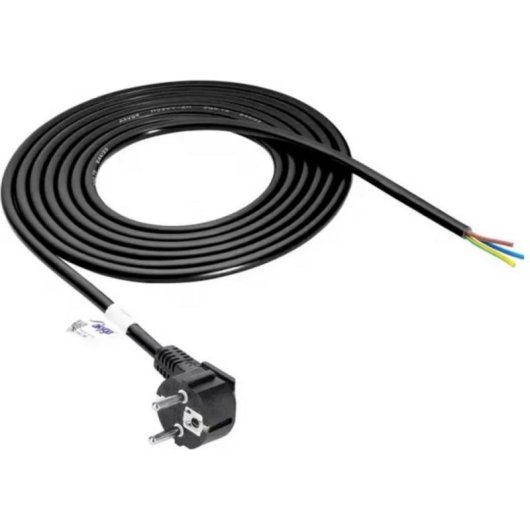 Netzkabel Akyga AK-OT-01S 1,5 m CEE 7/7 Schwarz