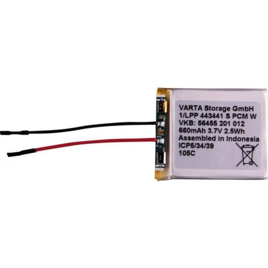 Batterie Li-Ion Varta 1/LPP 443441 S 3,7V 660 mAh