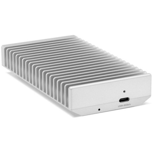 Carcasa externa OWC OWCUS4V2EXP1M2 M.2 Aluminio Gris cajón extraíble USB4