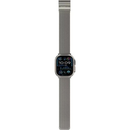 Correa para Apple Watch Amazingthing Titan Premium titanio plata cierre magnético