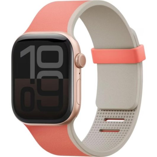 Uniq Revix IV Premium Armband Reversible Apple Watch 49/46/45/44mm Rosa-Beige