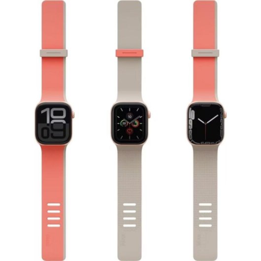 Uniq Revix IV Premium Armband Reversible Apple Watch 49/46/45/44mm Rosa-Beige