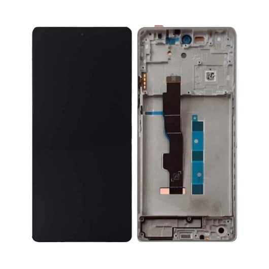 Displej Xiaomi Redmi Note 13 5g S Rámom - Biely