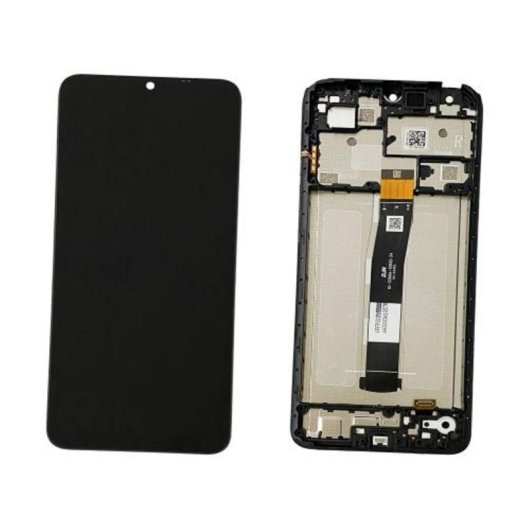 Lcd Displej Xiaomi Redmi 12c S Rámom - Čierny