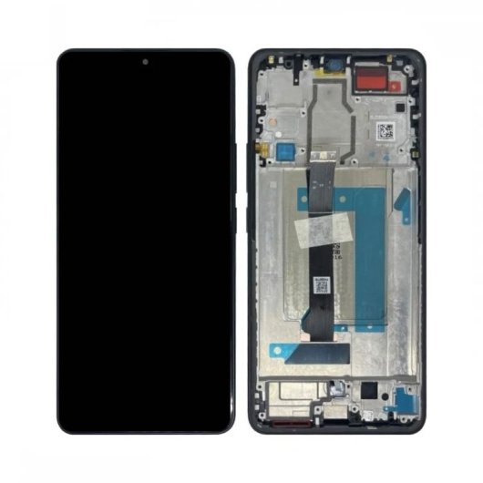 Displej Xiaomi Poco F6 S Rámom - Čierny